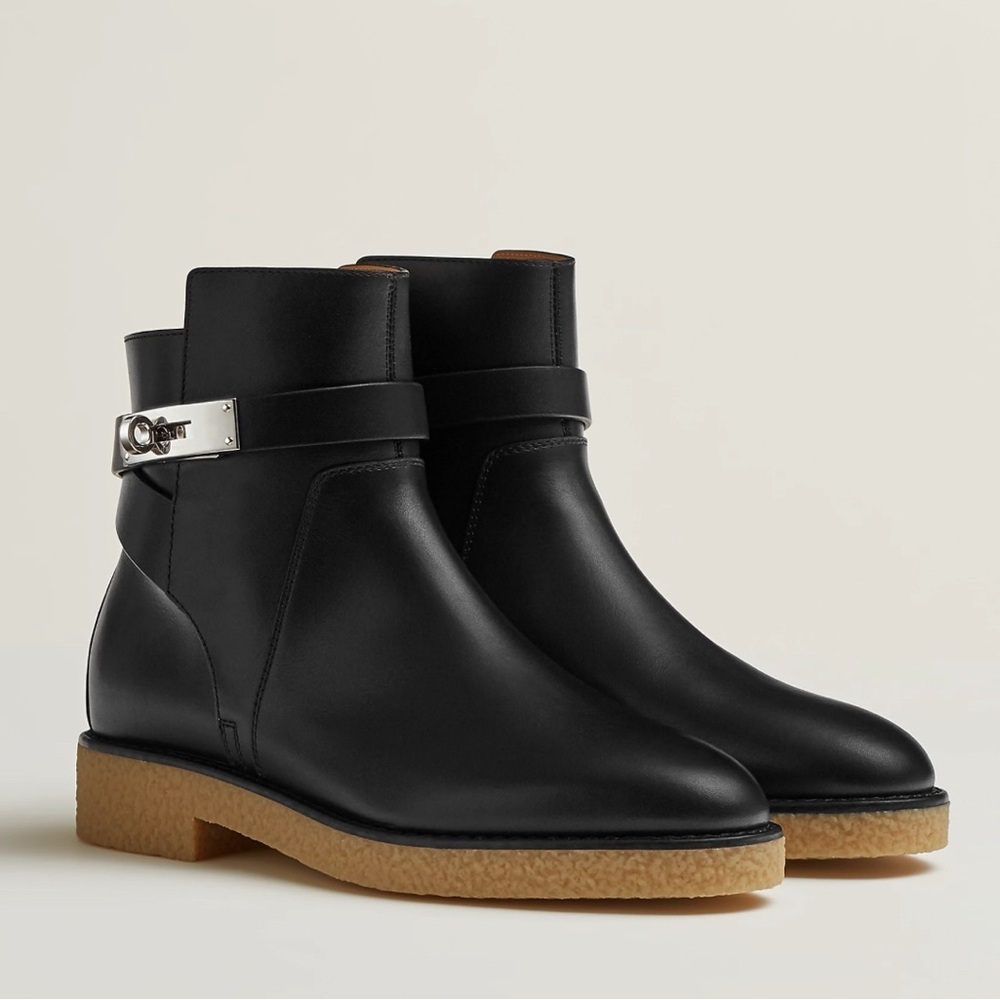 Made in Italy leather ankle boots size 41